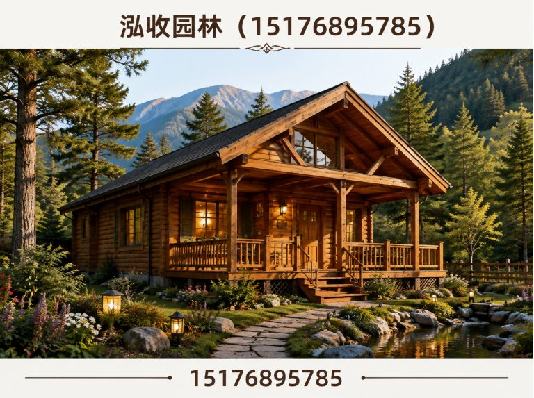 温州防腐木展示图